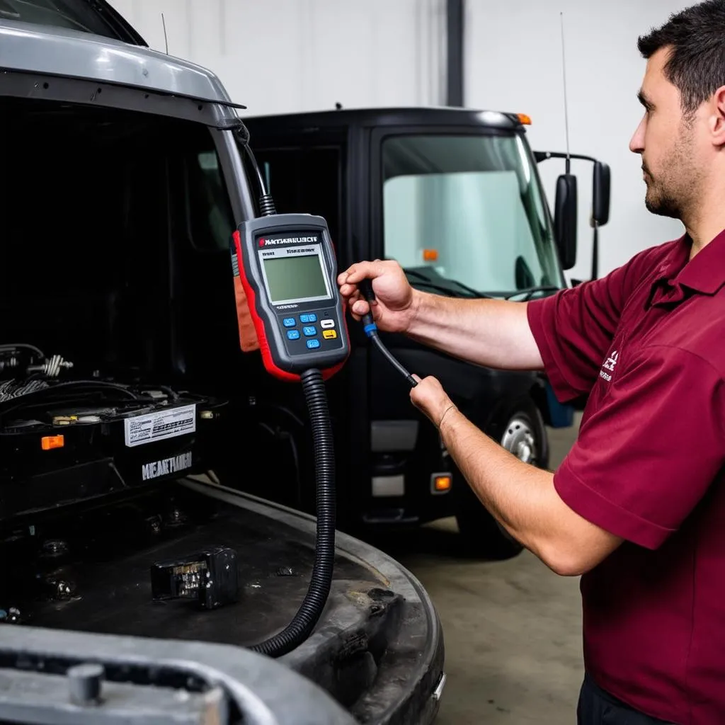 OBD2 Scanner in Use